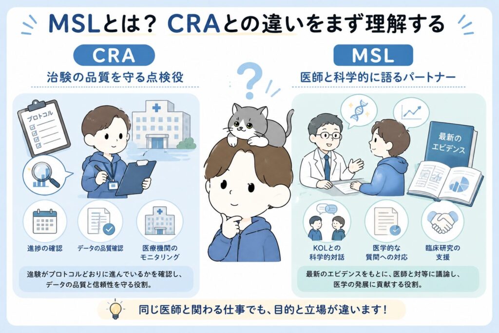 MSLとは？CRAとの違いをまず理解する
