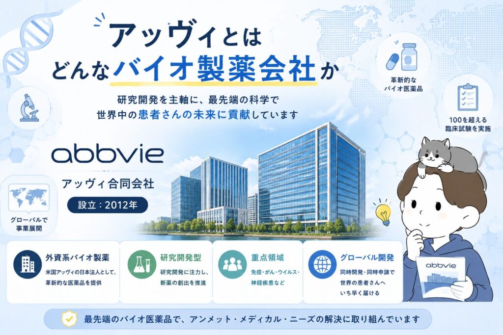 アッヴィとはどんなバイオ製薬会社か