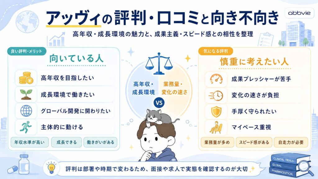 アッヴィの評判・口コミと向き不向き