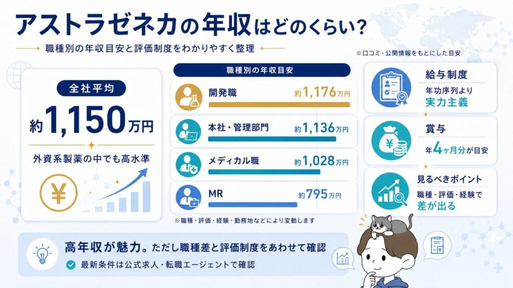アストラゼネカに必要な英語力とキャリアパス